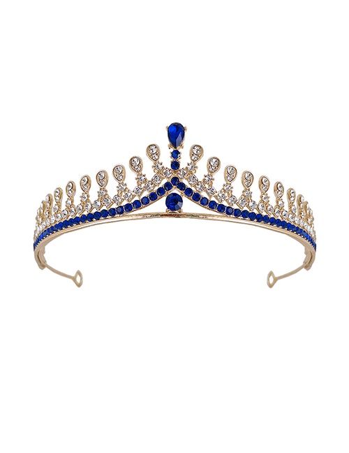Beautiful Blue Crest Tiara