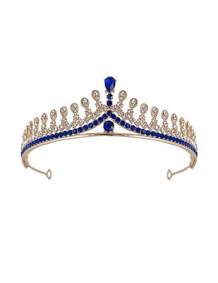 Beautiful Blue Crest Tiara