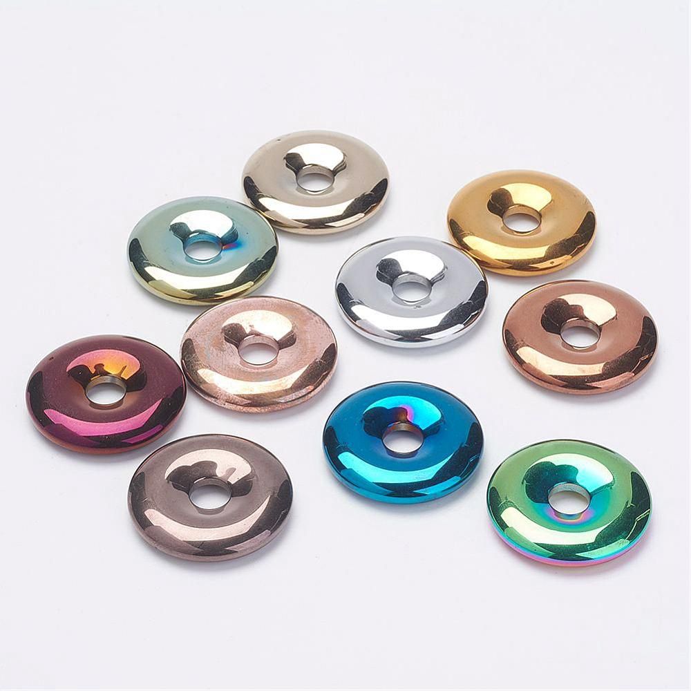 Hematite Donut - 30mm
