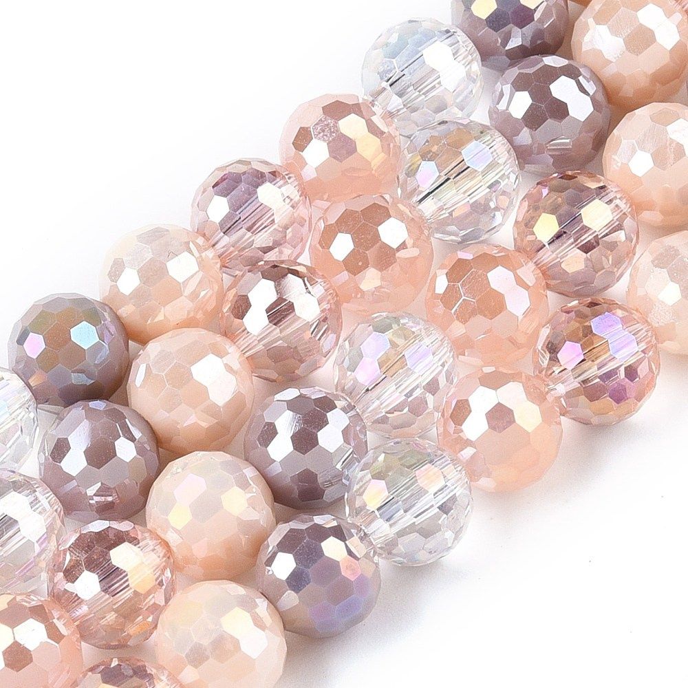 Live Bead Sale - 8mm Faceted EP Round x 25 Pieces