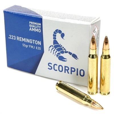 STV .223, 55GR FMJ, 20RD/BX,