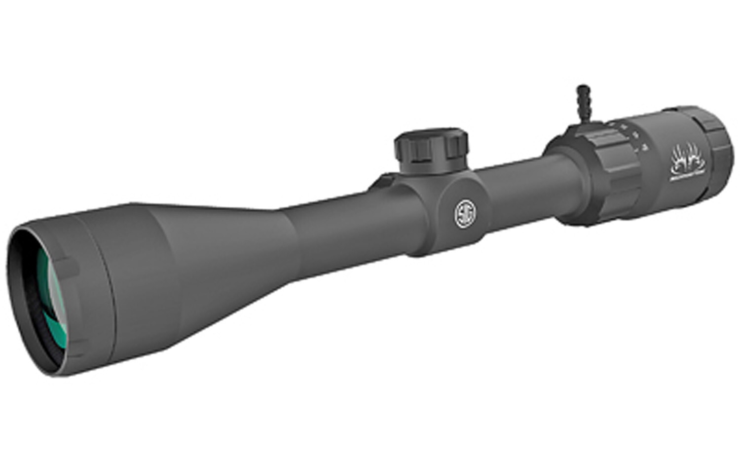 SIG Sauer Buckmaster 3-12x 44mm Riflescope with BDC Reticle 1&quot; Tube Diameter MOA Adjustment Black, 798681651856, SOBM43001