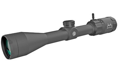SIG Sauer Buckmaster 3-12x 44mm Riflescope with BDC Reticle 1&quot; Tube Diameter MOA Adjustment Black, 798681651856, SOBM43001