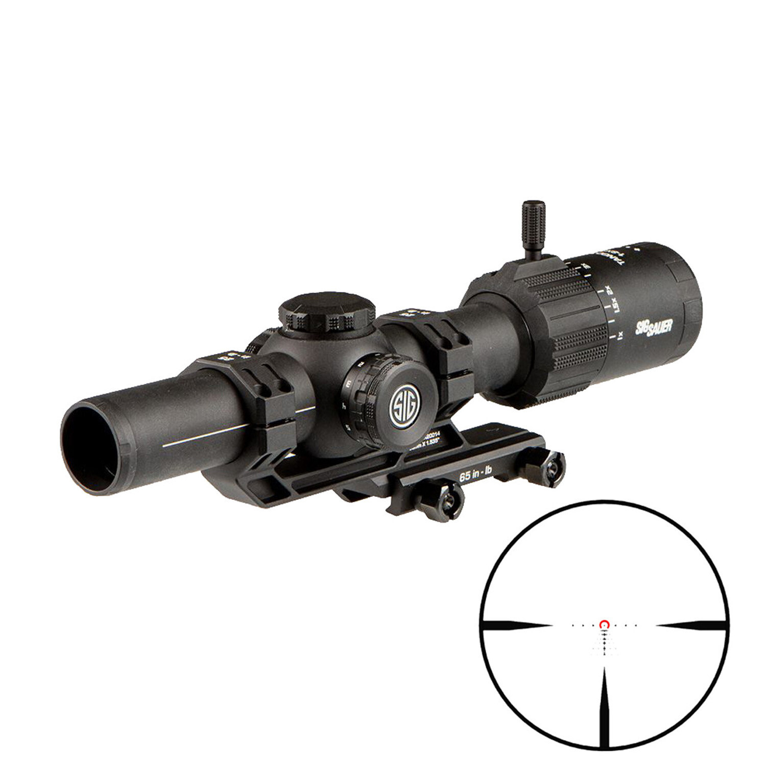 SIG Sauer Tango-MSR 1-8x28 Rifle Scope with Mount