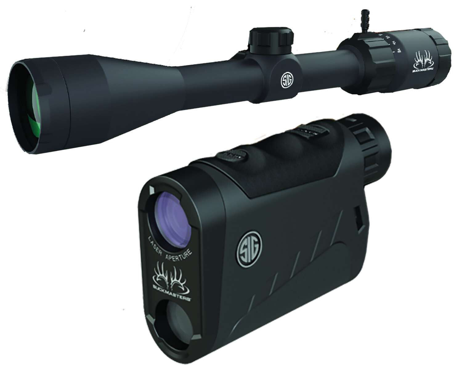SIG SAUER BUCKMASTER COMBO 1500 LRF RANGEFINDER &amp; 3-9X40MM RIFLE SCOPE