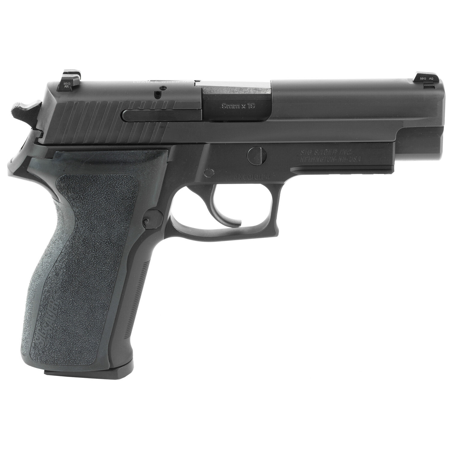 SIG Sauer P226 Nitron Semi Auto Pistol 9mm Luger 4.4&quot; Barrel 10 Rounds SIGLite SIG Rail E2 Grips Stainless Steel Slide/Alloy Frame Nitron Black Finish