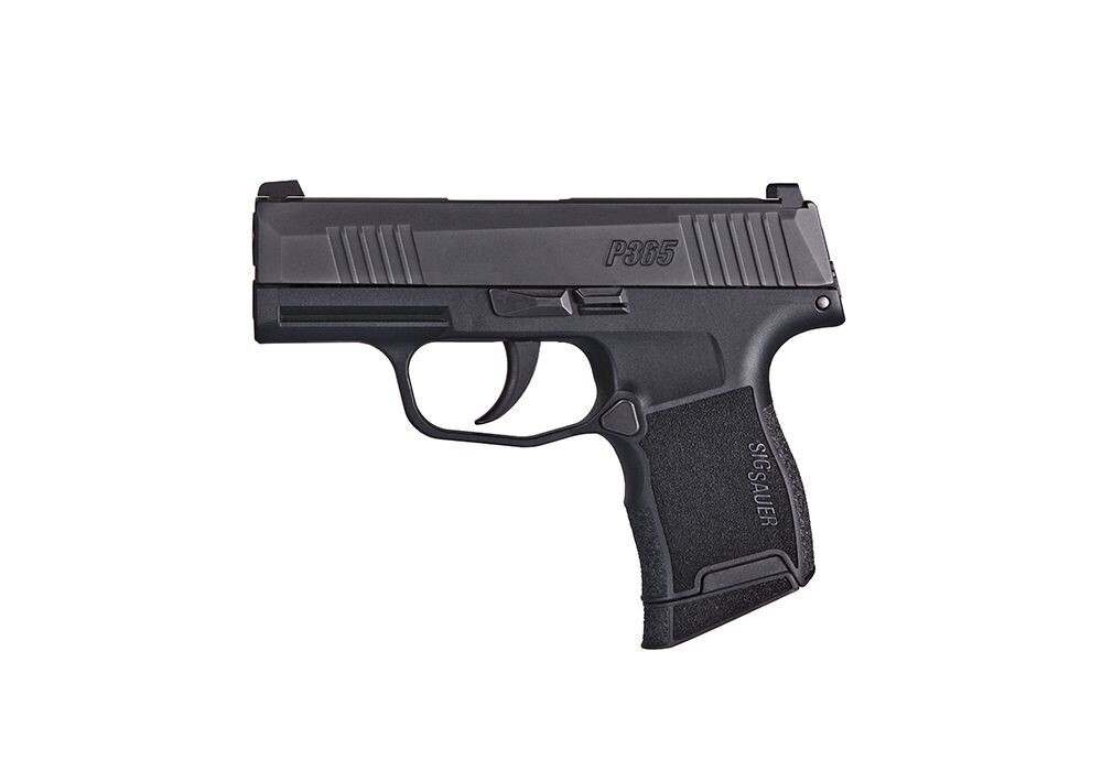 SIG SAUER P365 3&quot; 10RD BK NS MS, 798681607341, SSW3659BXR3MS