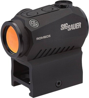 SIG SAUER ROMEO 5 COMPACT RED DOT 1X20 2 MOA .5 MOA ADJ M1913 BLACK