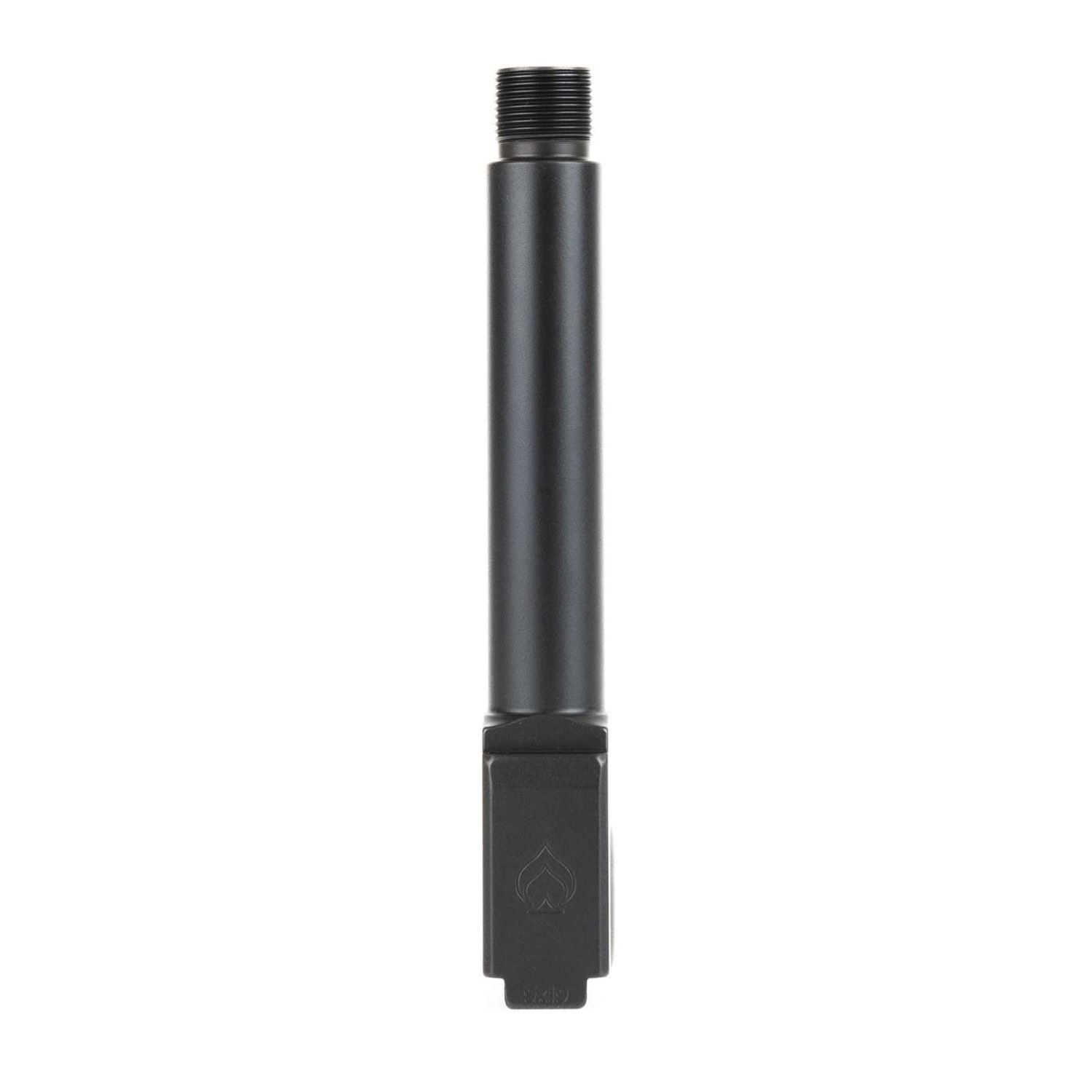 B.A. GLOCK 19 THREADED BARREL QPQ, BLK, GEN3-5 1/2X28&quot; NON-FLUTED PREMIUM SERIES, 819747026125, BAPSG195T1Q