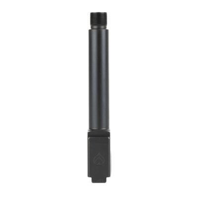 B.A. GLOCK 19 THREADED BARREL QPQ, BLK, GEN3-5 1/2X28&quot; NON-FLUTED PREMIUM SERIES, 819747026125, BAPSG195T1Q