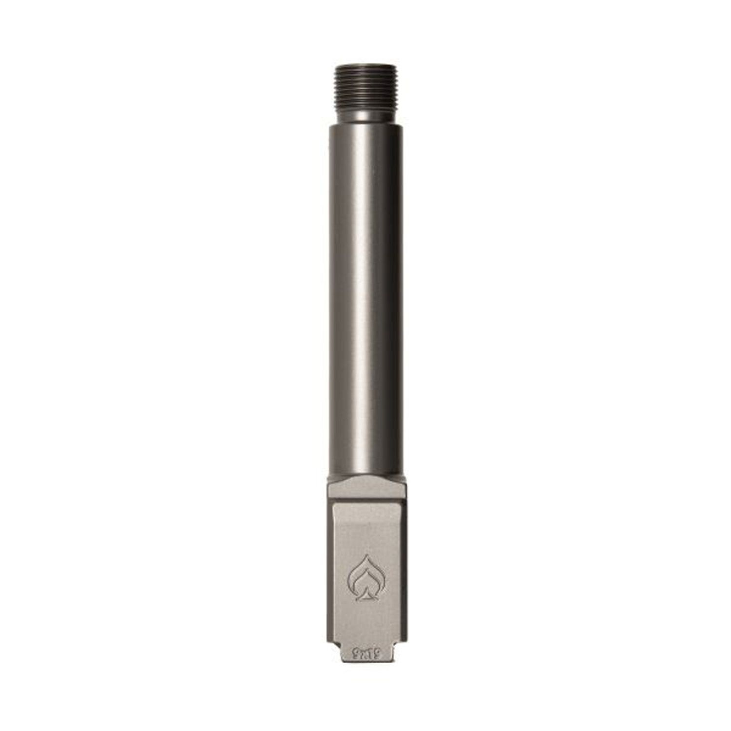 B.A. Barrel For Glock 19 Gen 3-5 1/2x28&quot; Threaded PVD Light Gray Non-fluted Premium Series, BAPSG195T1L-BAMD100044, BAPSG195T1L