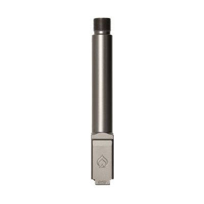 B.A. Barrel For Glock 19 Gen 3-5 1/2x28&quot; Threaded PVD Light Gray Non-fluted Premium Series, BAPSG195T1L-BAMD100044, BAPSG195T1L