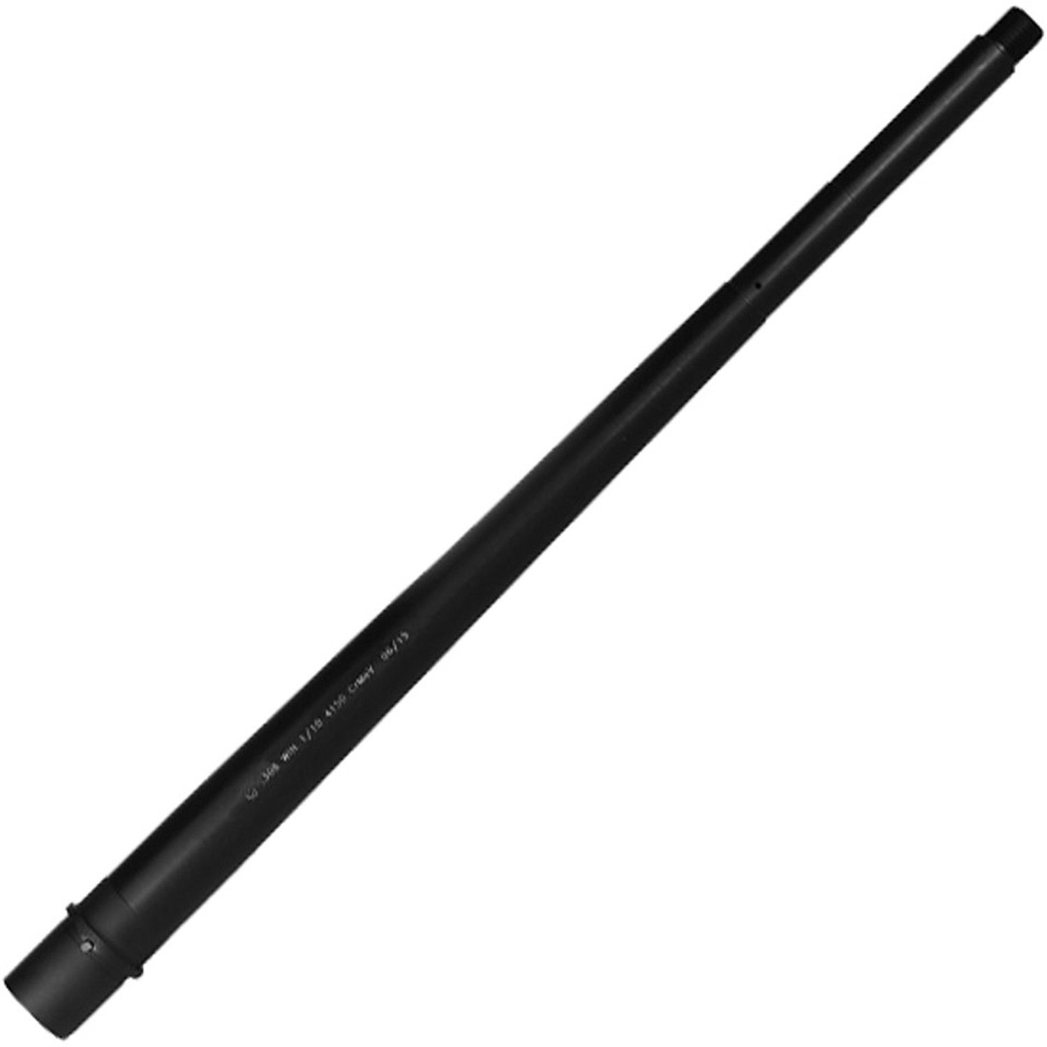B.A. MODERN SERIES AR-308 18&quot; THREADED BARREL HEAVY PROFILE CHAMBERED .308 WIN RIFLE LENGTH 4150 STEEL BLACK
