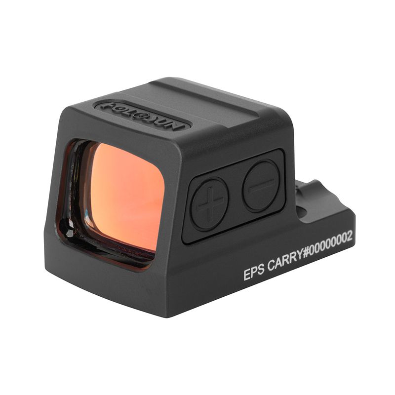 HOLOSUN EPS CARRY 2 MOA GREEN DOT PISTOL SIGHT, BLACK, 810047072249, EPSCARRYGR2