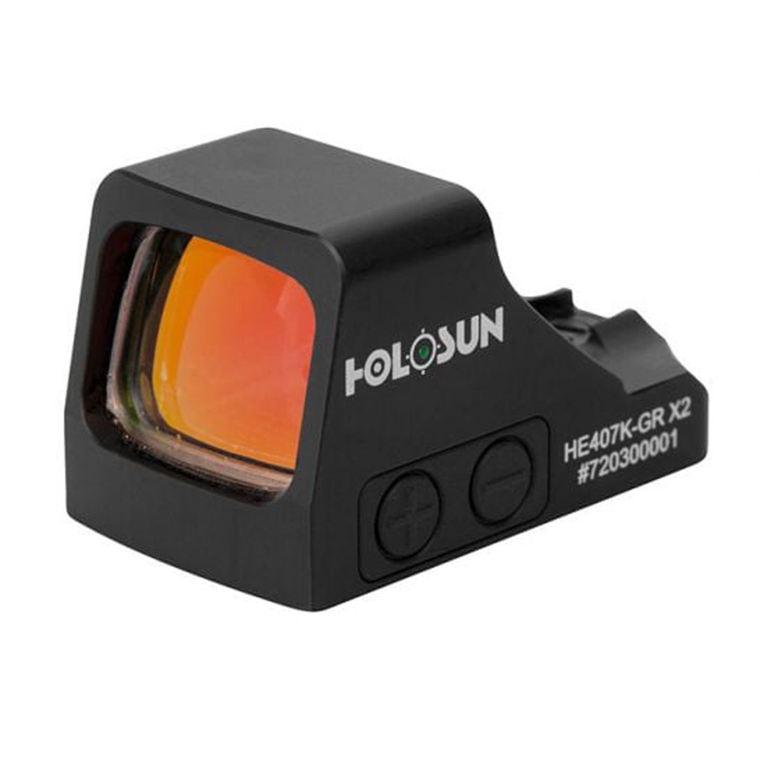 HOLOSUN HE407K X2 GREEN DOT REFLEX SIGHT 6 MOA W/ SHAKE AWAKE, 810047071372, HE407K-GR-X2