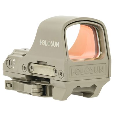 HOLOSUN 510 REFLEX SIGHT 1X2/65 MOA GREEN DOT, FDE, 605930624953, HS510CFDEG