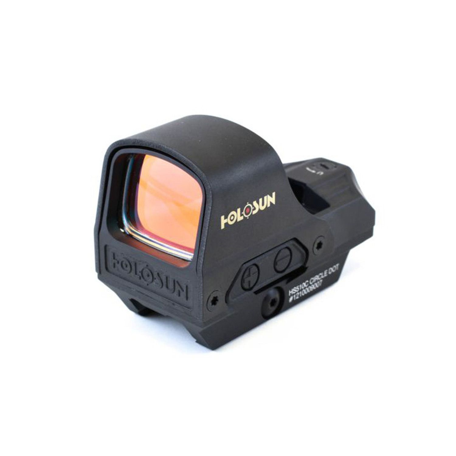 Holosun 510C 2MOA Red Dot 65MOA Circle W/ Cowitness QD Mount &amp; Shake Awake, 605930624571, HS510C
