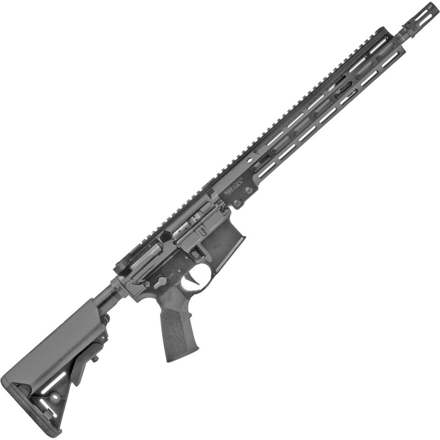 Geissele AR-15 Super Duty SD556 5.56 NATO Semi Auto Rifle 14.5&quot; Barrel Pin/Welded 16&quot; OAL No Magazine 13.5&quot; Free Float M-LOK Hand Guard B5 SOPMOD Stock Luna Black, 817953027219, 08-187LB