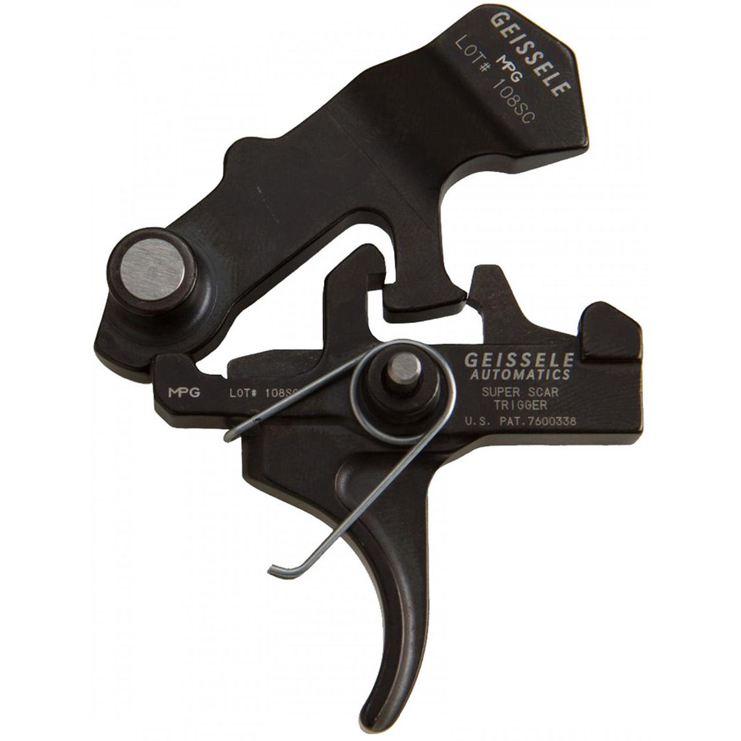 Geissele Automatics FN SCAR Super SCAR Trigger Two Stage 4 lb Pull Black, 854014005120, 05-157