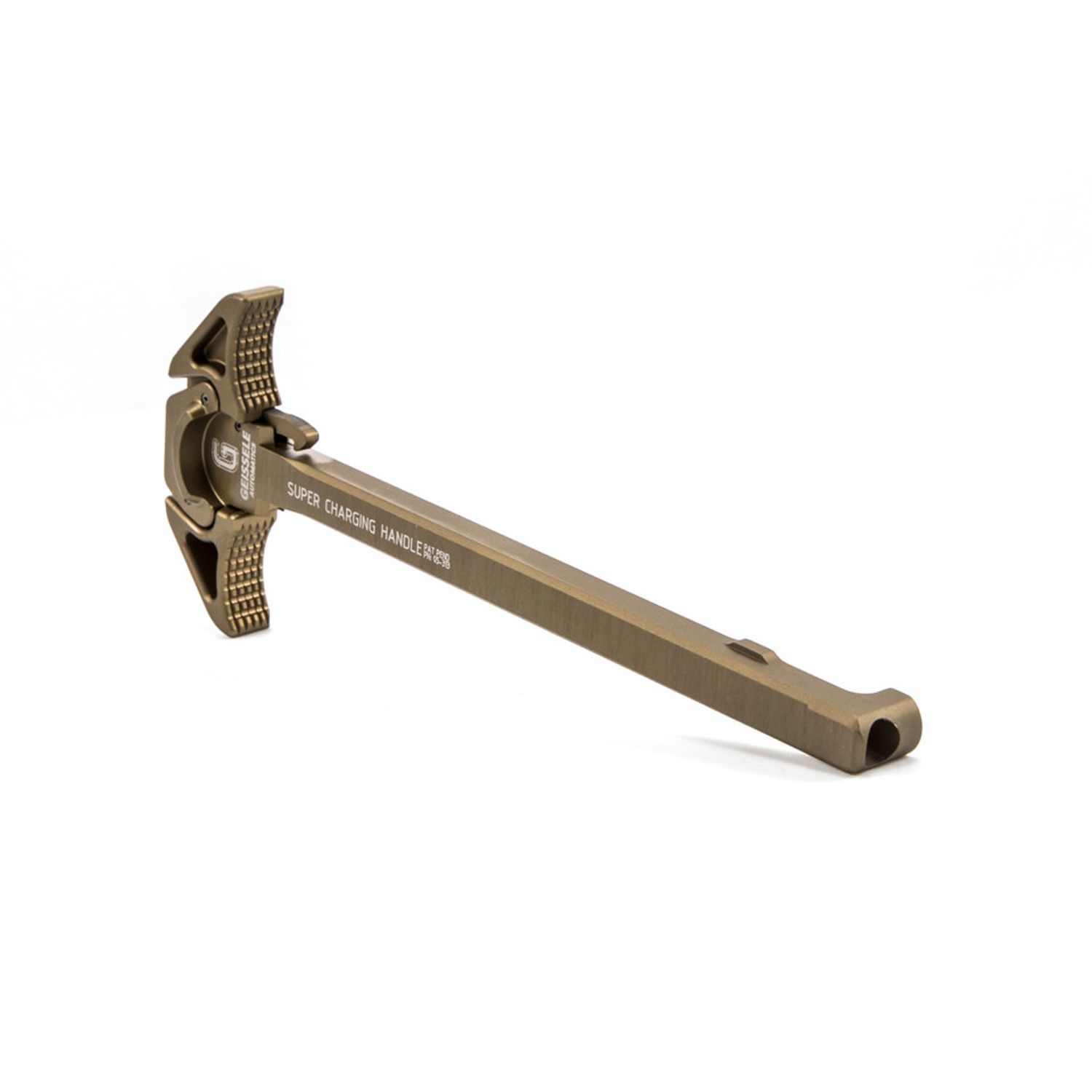 Geissele AR-15 Super Charging Handle Ambidextrous Aluminum Desert Dirt, 854014005939, 05-313S