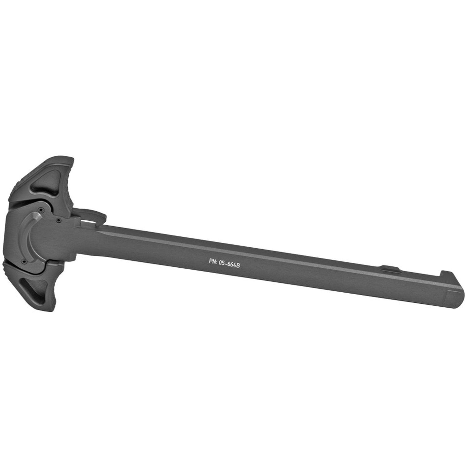 Geissele AR-15 URG-I Airborne Charging Handle 5.56 NATO Ambidextrous 7075-T6 Aluminum Black Finish, 817953027165, 05-664B
