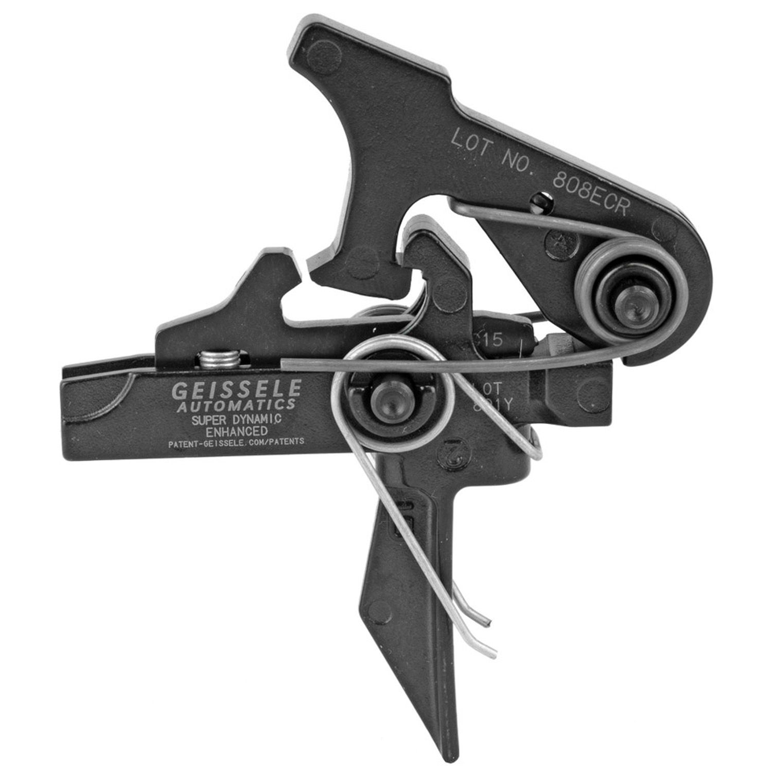 Geissele Automatics AR-15 Super Dynamic Enhanced (SD-E) Trigger Two Stage 3.5 lb Pull Black, 854014005151, 05-167