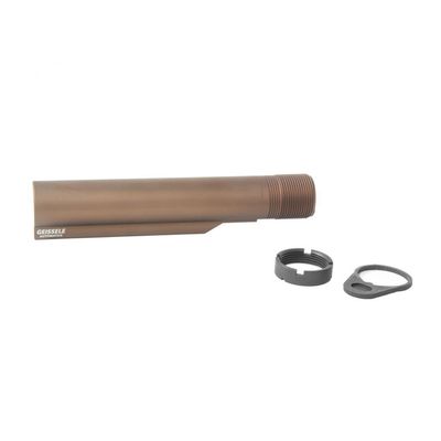 GEISSELE AUTOMATICS PREMIUM MIL-SPEC AR-15 BUFFER TUBE - DESERT DIRT, 817953023259, 08-162S