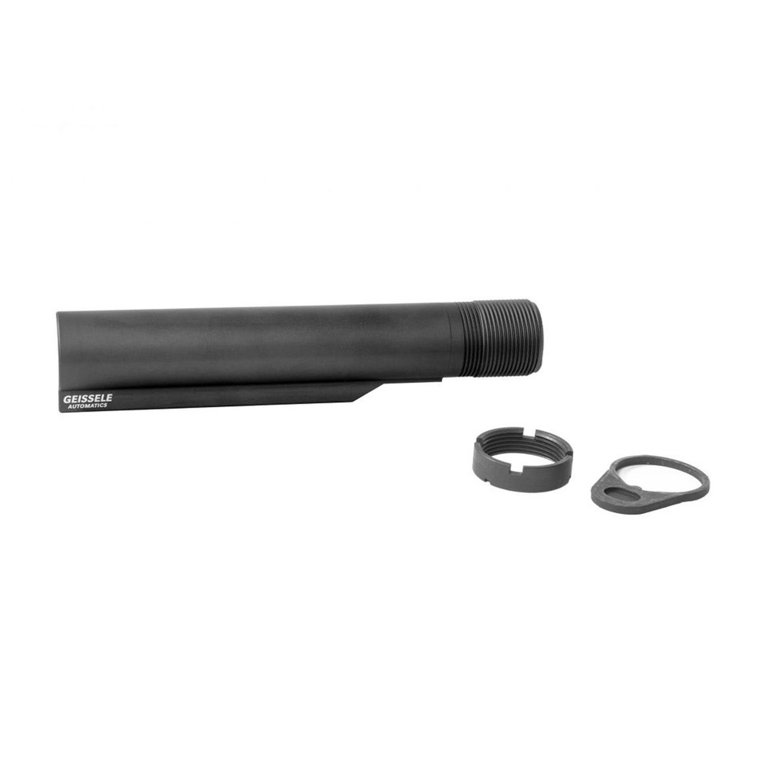 Geissele Automatics Premium Mil-Spec AR Buffer Tube Black, 817953023242, 08162B