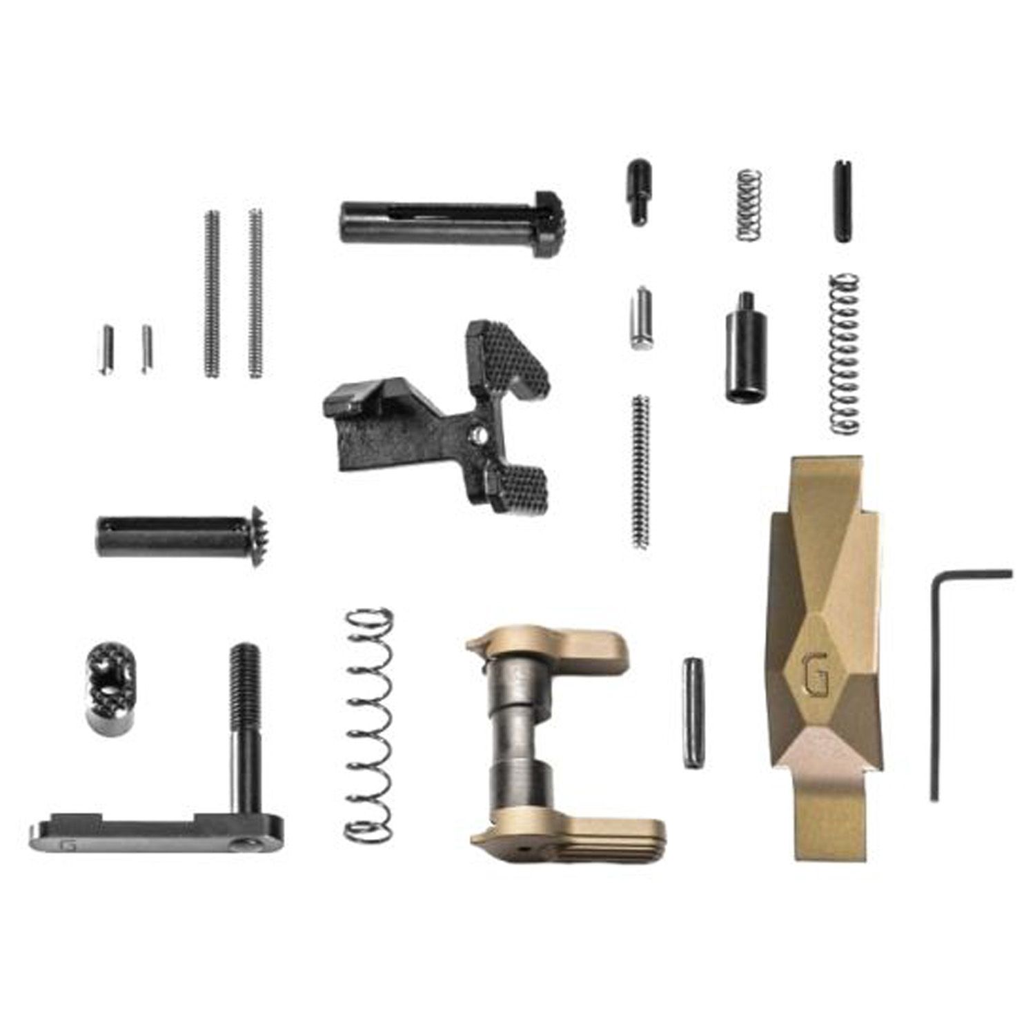 GEISSELE AUTOMATICS ULTRA DUTY LOWER PARTS KIT - DESERT DIRT RELIABILITY, 817953025321, 05435S