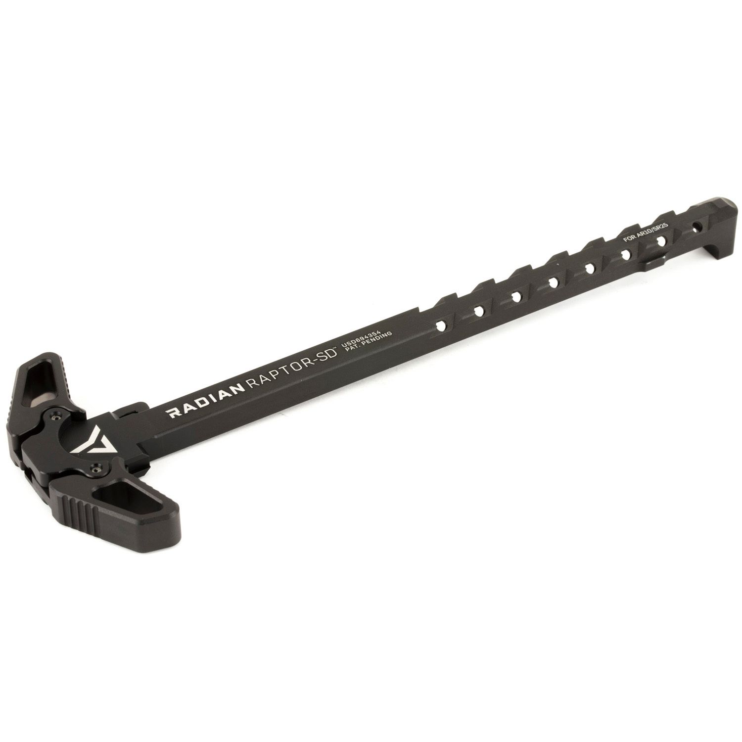 Radian Weapons Raptor SD .308 AR Ambidextrous Charging Handle 7.62 NATO Suppressor Optimized Black, 817093020507, R0012