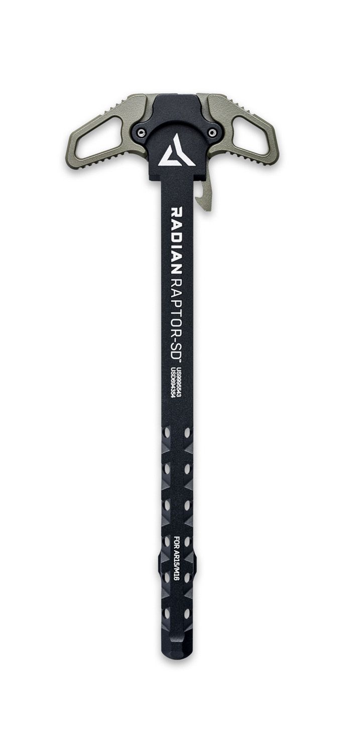Radian Raptor-SD AR-15 Charging Handle OD Green, 817093023591, R0376