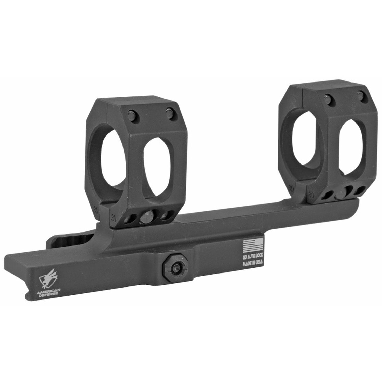 ADM Scout Scope Mount 30mm QD STD Lever BLK, AD-SCOUT-30-STD, 818503011627