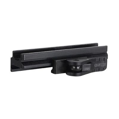 AMERICAN DEFENSE MFG. BASE MOUNT FITS LARGE ACOG TO PICATINNY RAIL WITH QUICK RELEASE TITANIUM LEVER BLACK FINISH