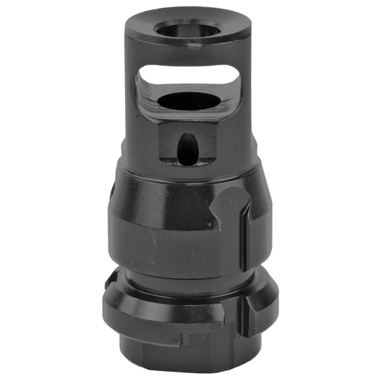 Dead Air Armament, Key Mount, Muzzle Brake, Black, 1/2 X 28 Threads, .38 Bore