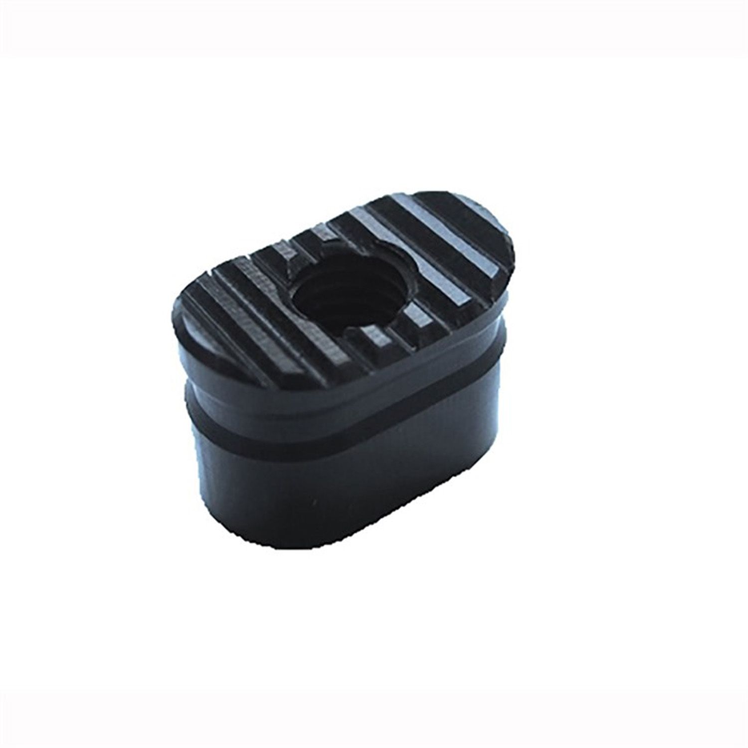 FCD EMR-HC Heavy Enhanced AR15 Magazine Release Button - Blind Hole - Nitrided 4140 Steel - Serrated, 683828757396, EMR-HC