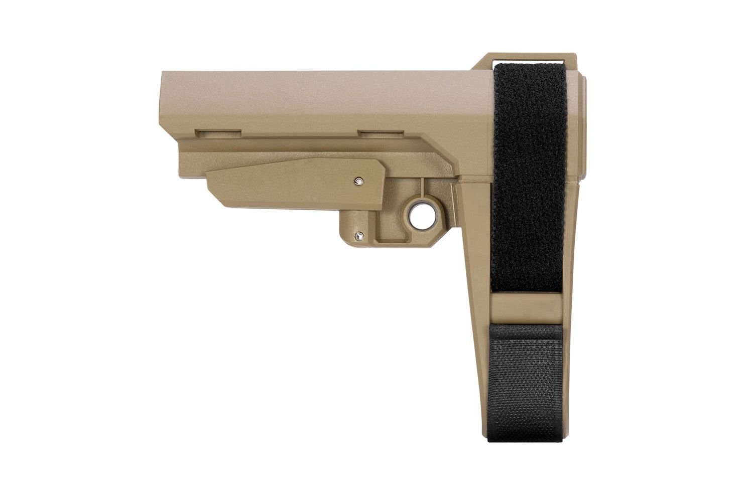 SB TACTICAL SBA3 ADJUSTABLE BRACE 5 POSITION FDE