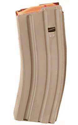ASC .223 30RD AR15 Magazine, FDE, SS