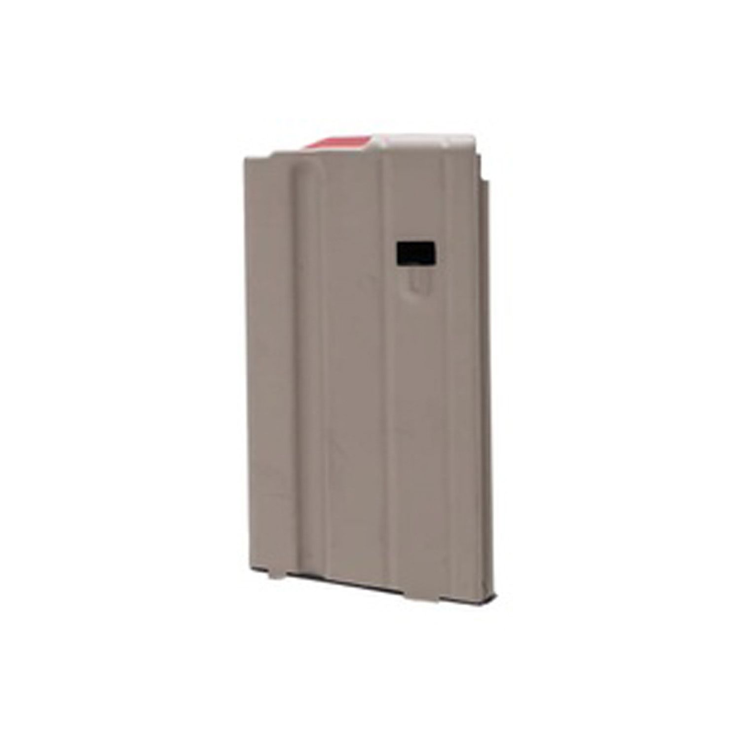 ASC 6ARC 15RD AR15 Magazine, FDE, SS, 15-6MM-SS-FDE-RED-ASC