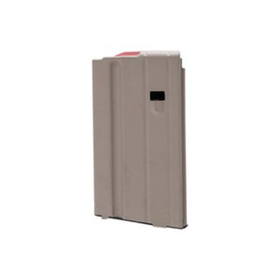 ASC 6ARC 15RD AR15 Magazine, FDE, SS, 15-6MM-SS-FDE-RED-ASC