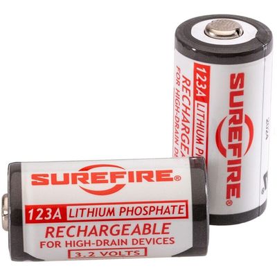 SureFire LFP 123A RECHARGE BATT 2PK