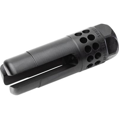 SureFire Warcomp Sport Flash Hider 7.62/.308 cal 5/8-24 Thread Black Stand Alone, 084871332187, WARCOMP-SPORT-762-5/8-24