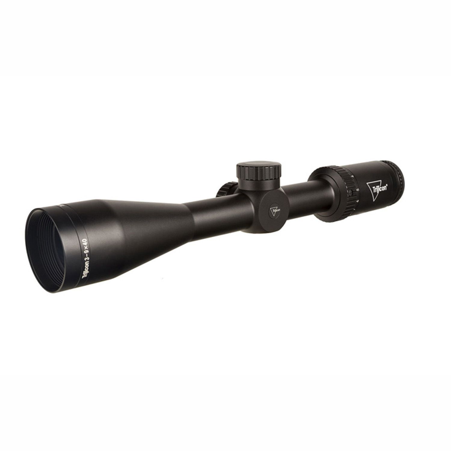 TRIJICON HURON 3-9X40 RIFLESCOPE STANDARD DUPLEX, 1 IN. TUBE, SATIN BLACK, CAPPED ADJUSTERS