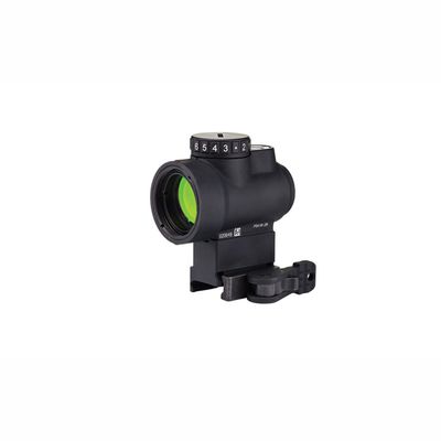 TRIJICON MRO 2.0 MOA ADJ. GREEN DOT SIGHT W/LOWER 1/3 CO-WITNESS LEVERED QUICK RELEASE MOUNT BLACK