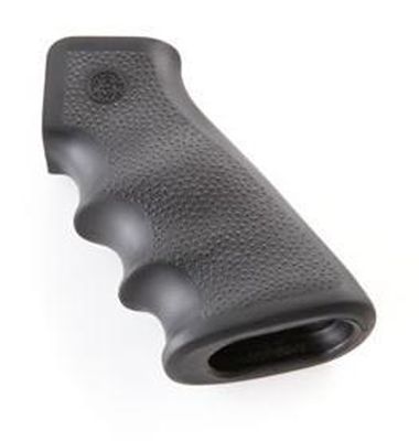 HOGUE AR-15 OVERMOLDED PISTOL GRIP - FINGER GROOVES - BLACK, 743108150009, 15000