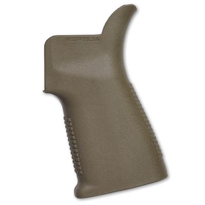 Reptilia CQG Grip For AR-15 Rifles Polymer OD Green, 850022282041, 100131
