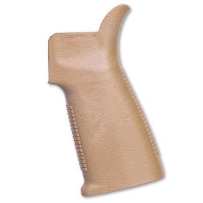 REPTILIA CQG LONG PISTOL GRIP FLAT DARK EARTH FOR AR-PLATFORM
