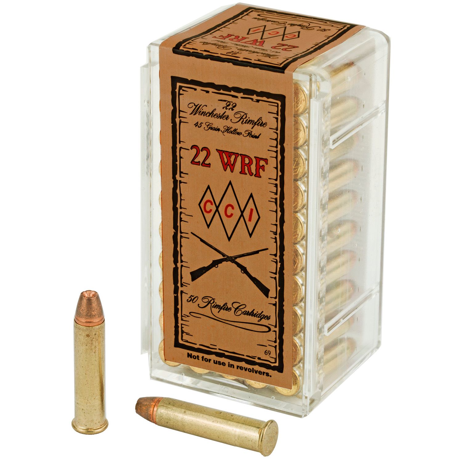 CCI .22WRF 45GR JHP 50RDS