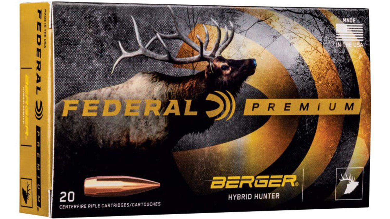 FEDERAL .300 WIN GOLD MEDAL, 215GR OTM, 20RD/BX, GM300WMBH1