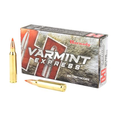 HORNADY .223 REM AMMO 55 GR V-MAX, 20RDS