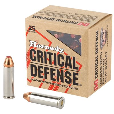 Hornady, Critical Defense, 38 Special +P, 110 Grain, Flex Tip, 25rd Box, 090255903119, 90311
